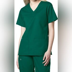 Green Scrub Set 💚 Size XXS | Soft, Stretchy & Comfortable Fit